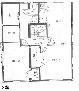 三木町下高岡2階間取